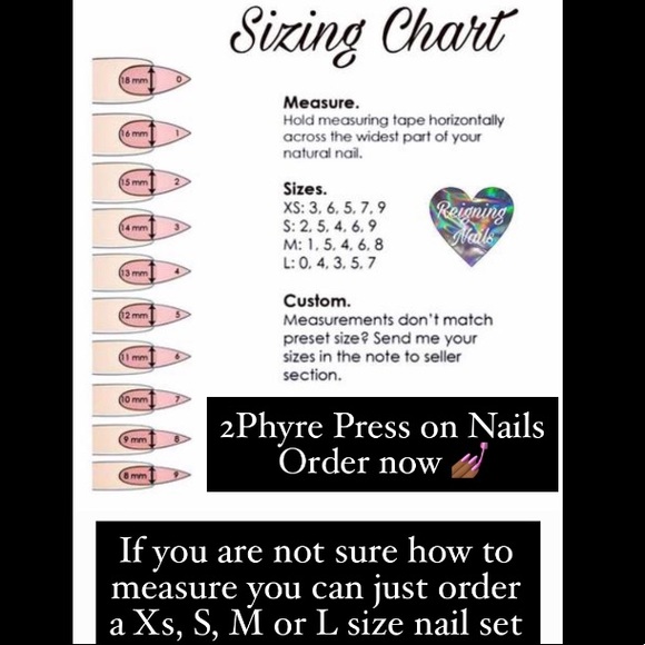 Designer press ons with or without crystals ✨ - Picture 5 of 7